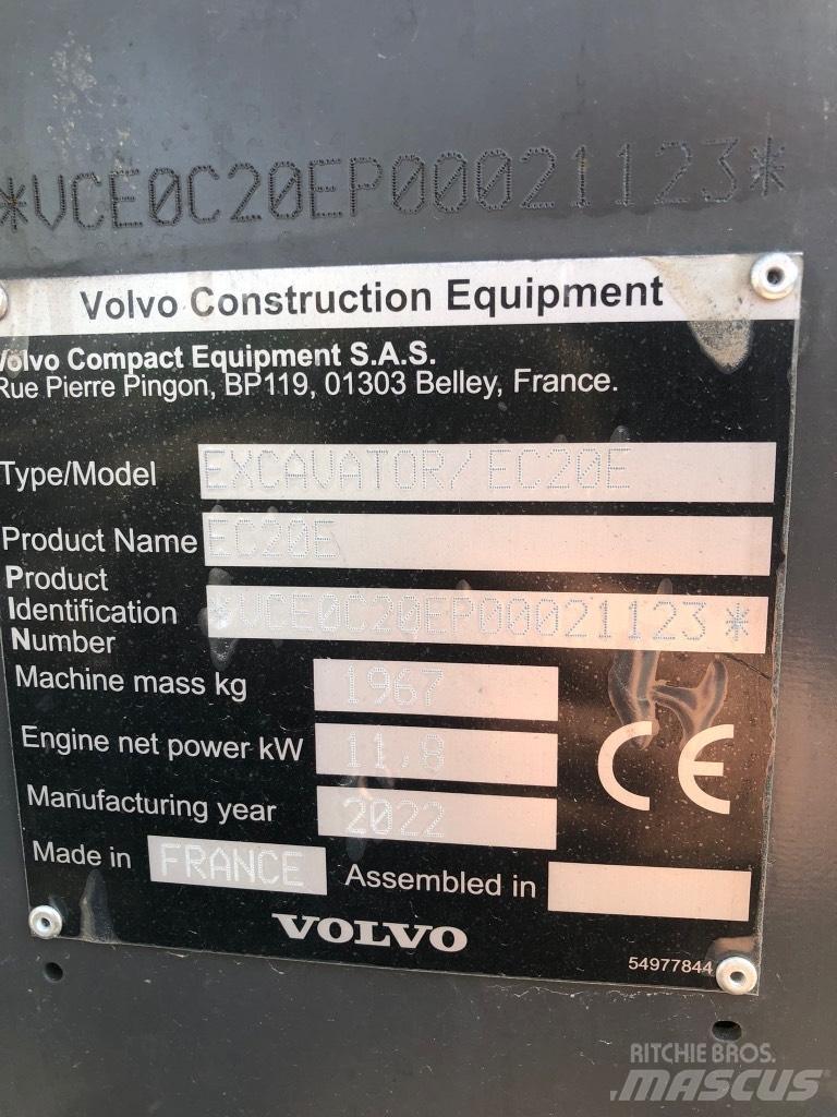 Volvo EC 20 E Εκσκαφάκι (διαβολάκι) < 7t