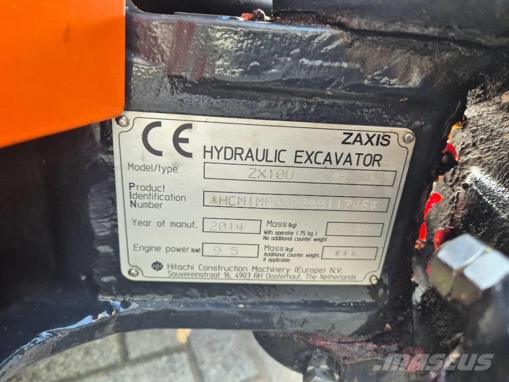 Hitachi ZX 10 U-2 Εκσκαφάκι (διαβολάκι) < 7t