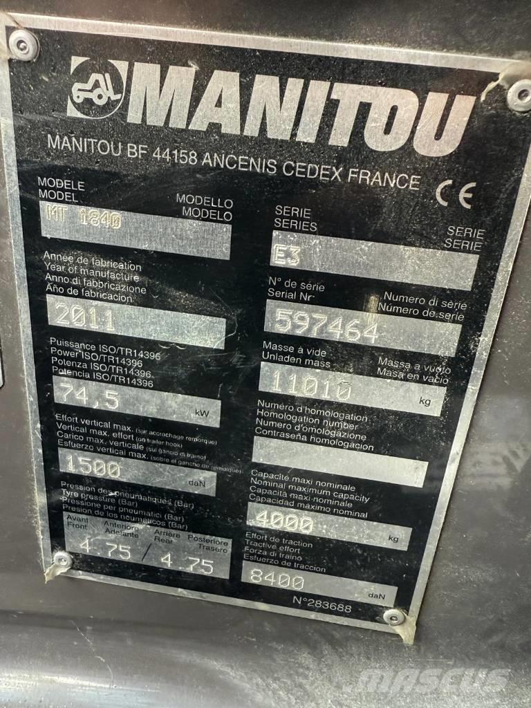 Manitou MT 1840 Τηλεσκοπικοί ανυψωτές