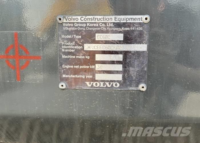 Volvo EC 60 C Εκσκαφάκι (διαβολάκι) < 7t