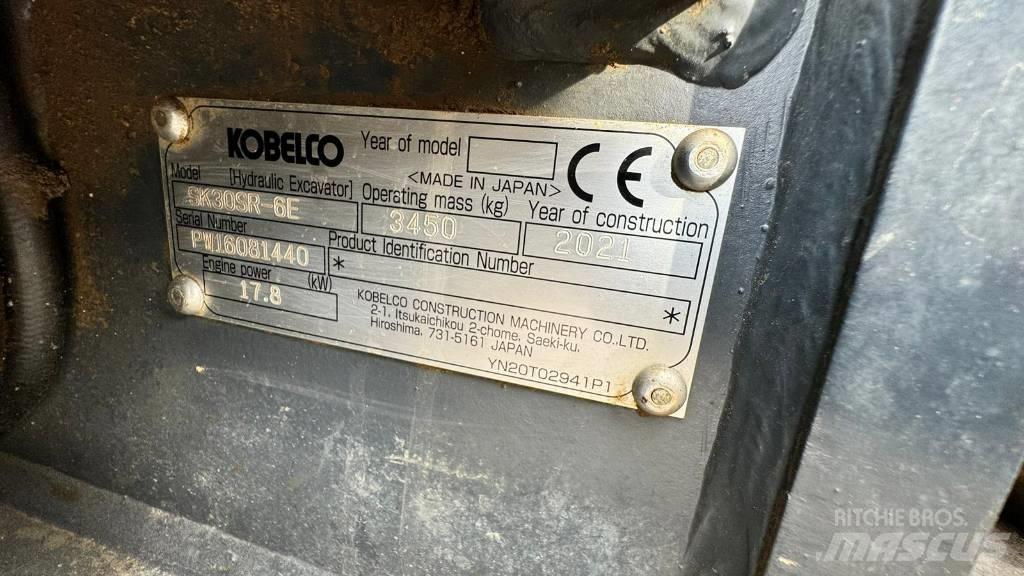 Kobelco SK 30 SR-6E Εκσκαφάκι (διαβολάκι) < 7t