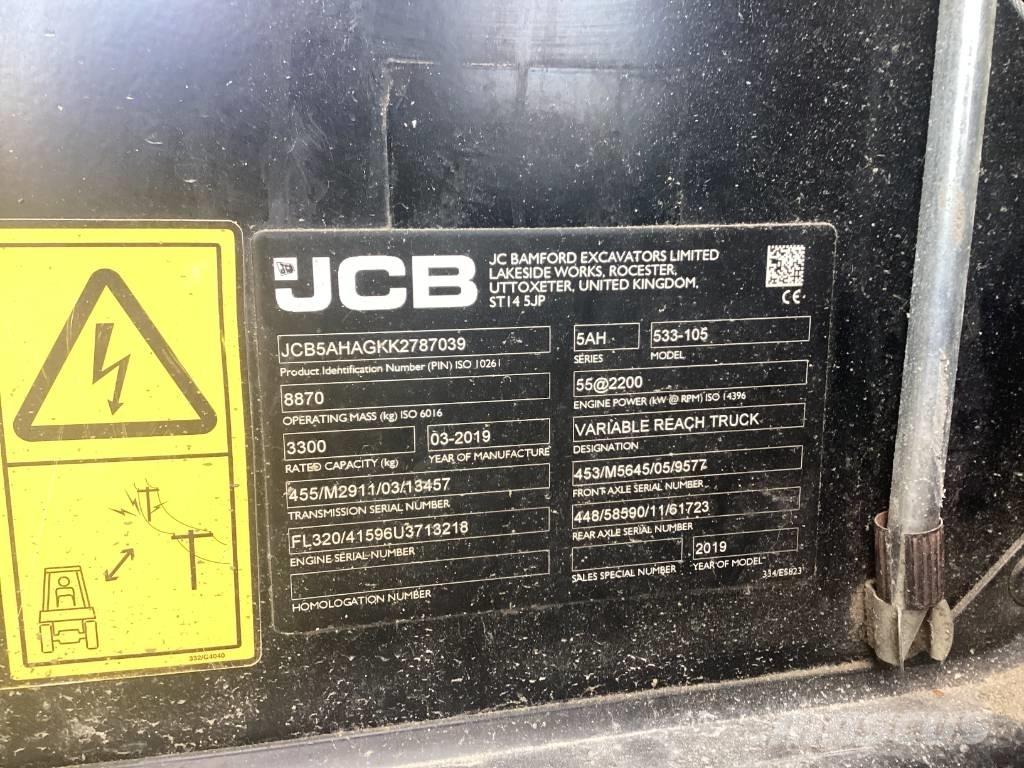 JCB 533-105 Τηλεσκοπικοί ανυψωτές