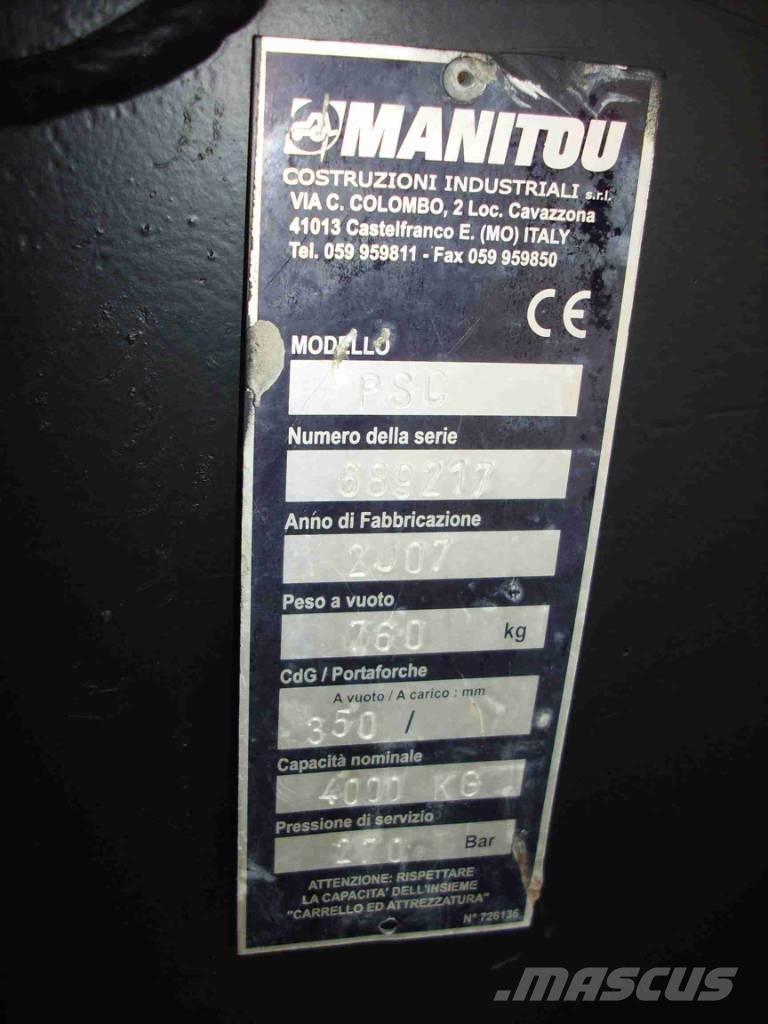 Manitou PSC4000 Χειρισμός Υλικών - Άλλα