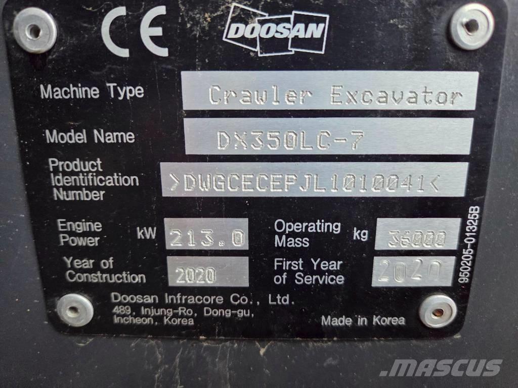 Develon DX 350 LC-7 Εκσκαφείς με ερπύστριες