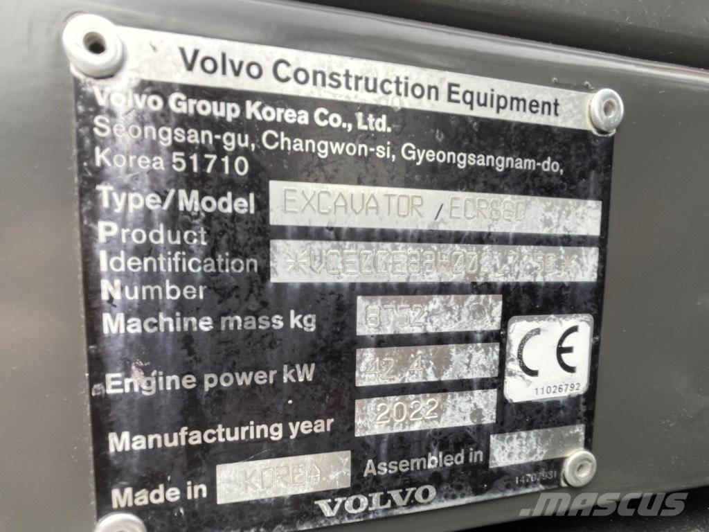 Volvo ECR88D Μίνι εκσκαφείς 7t - 12t