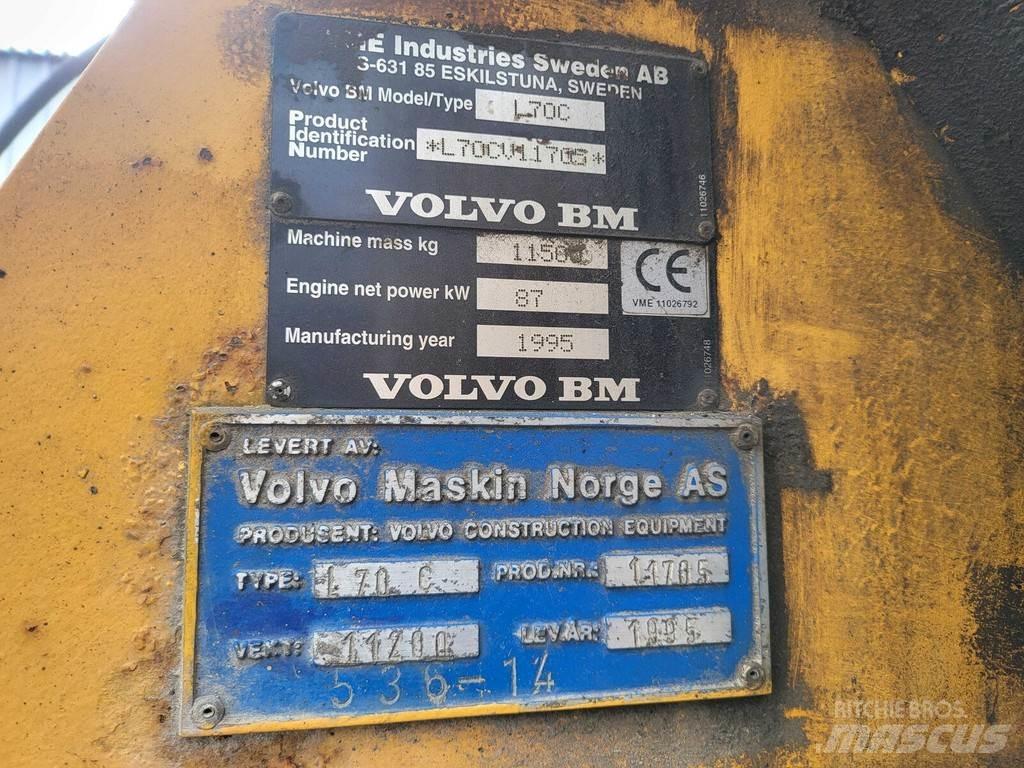 Volvo BM L70C Φορτωτές με λάστιχα (Τροχοφόροι)
