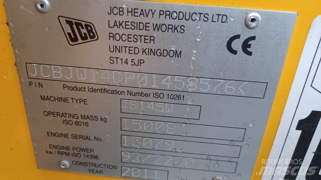 JCB JS 145 W Εκσκαφείς με τροχούς - λάστιχα