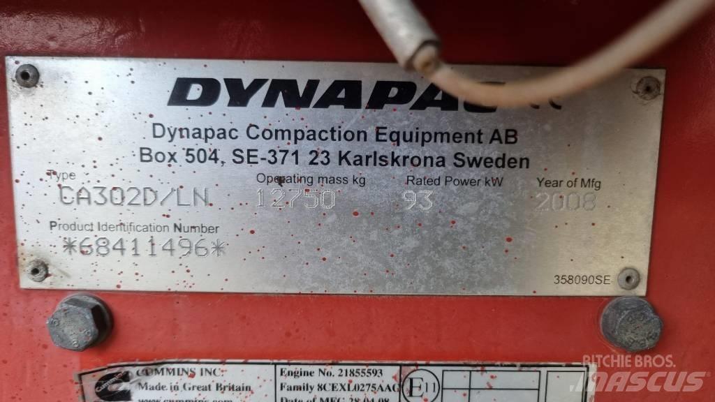 Dynapac CA302D, Vält Οδοστρωτήρες μονού κυλίνδρου