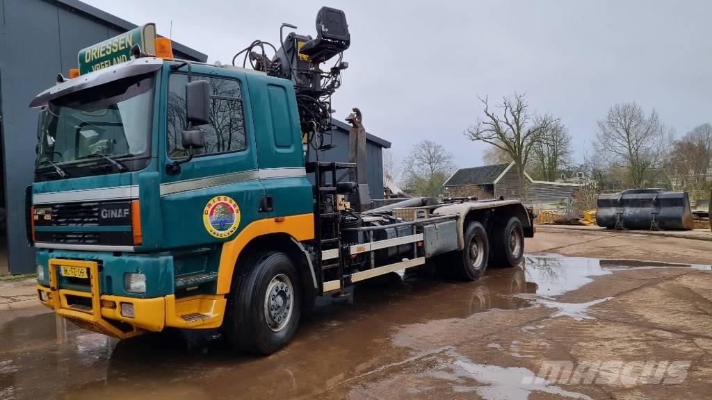 Ginaf M 3232-S Φορτηγά ανατροπή με γάντζο