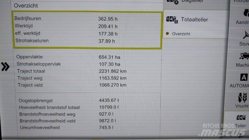 CLAAS Trion 750 Θεριζοαλωνιστικές μηχανές