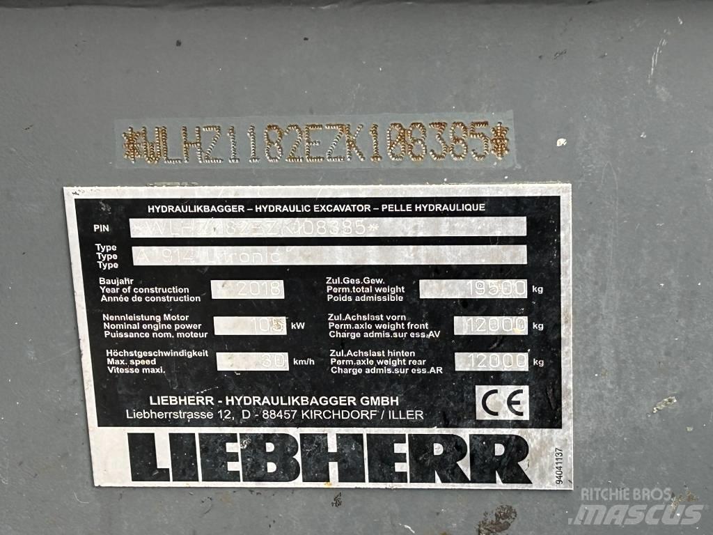 Liebherr A914 / LH18M Χειρισμός Υλικών - Άλλα