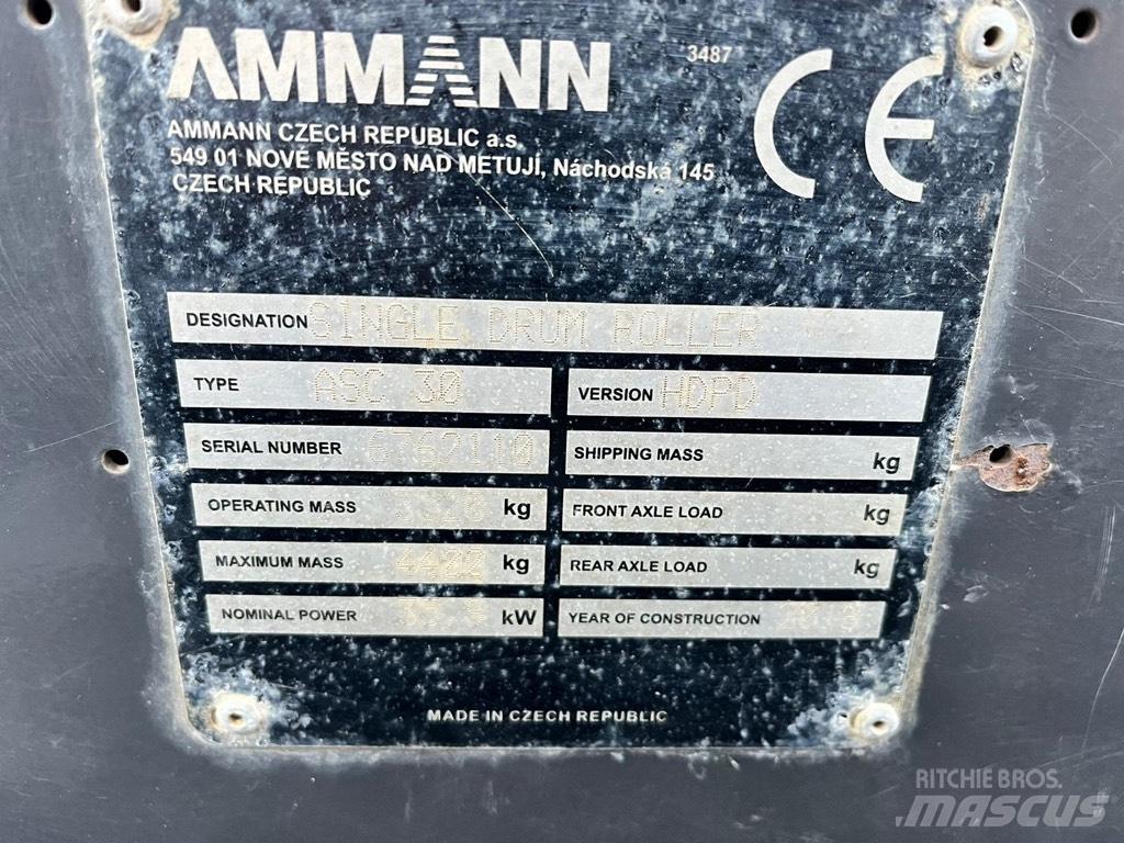 Ammann ASC 30 Οδοστρωτήρες μονού κυλίνδρου