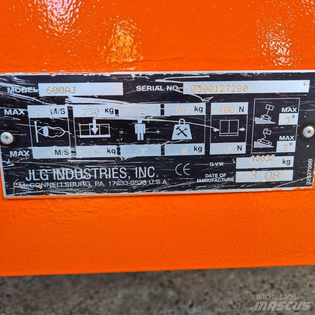 JLG 600 AJ Ανυψωτήρες με αρθρωτό βραχίονα