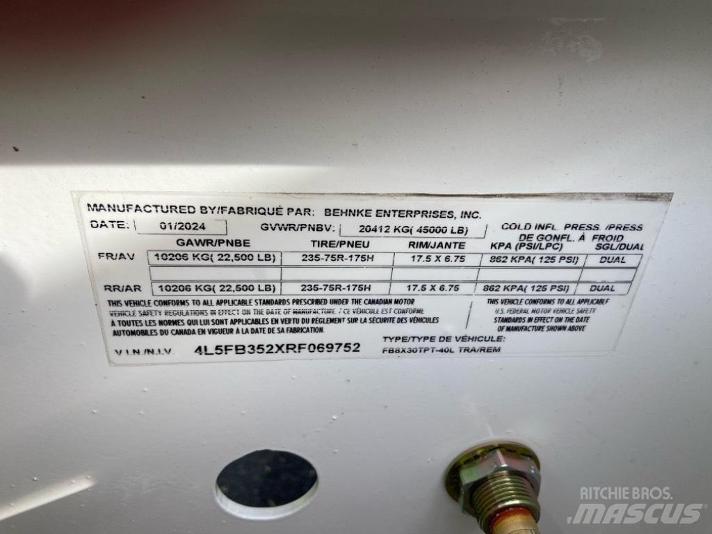Behnke 8X30TPT-40L Οχήματα με χαμηλό δάπεδο