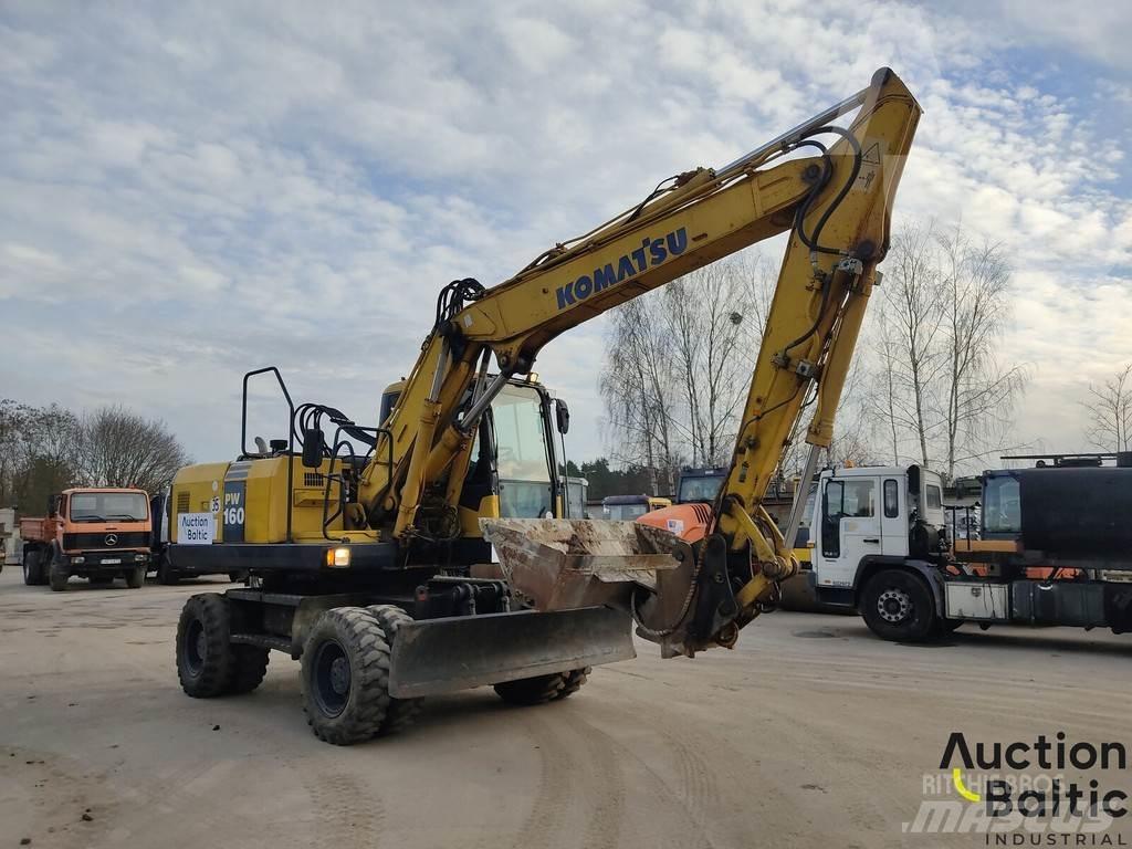 Komatsu PW160-7 Εκσκαφείς με τροχούς - λάστιχα