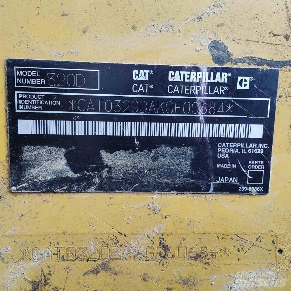CAT 320 Εκσκαφείς με ερπύστριες