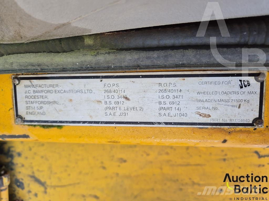 JCB 456 B ZX Φορτωτές με λάστιχα (Τροχοφόροι)