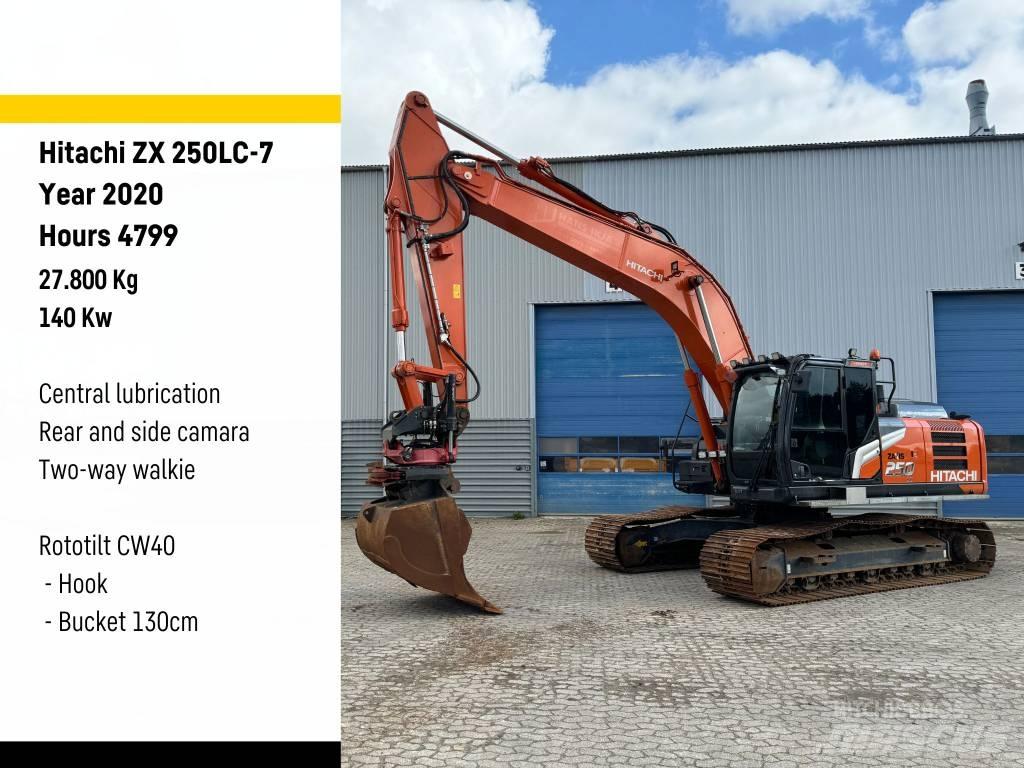 Hitachi ZX250-7 Εκσκαφείς με ερπύστριες