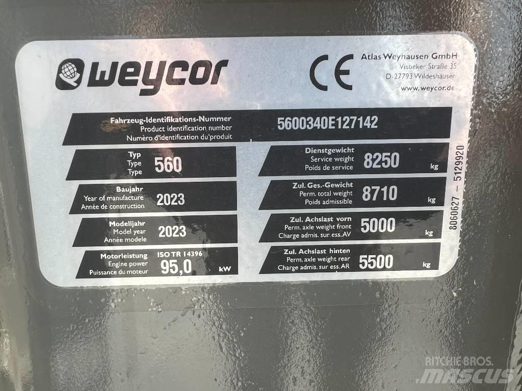 Weycor AR560 Φορτωτές με λάστιχα (Τροχοφόροι)