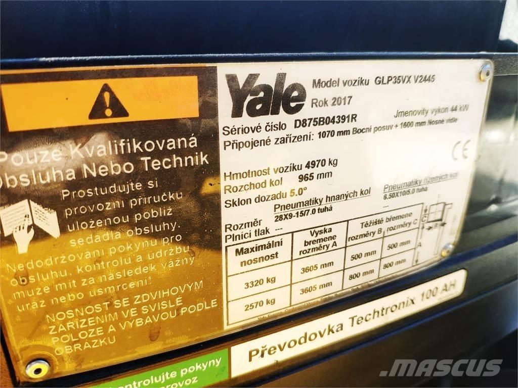 Yale GLP35VX Περονοφόρα ανυψωτικά κλαρκ με φυσικό αέριο LPG