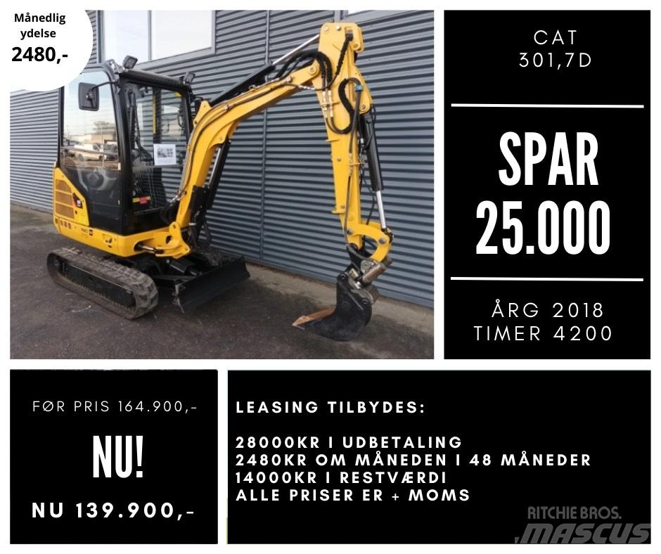 CAT 301,7d Εκσκαφάκι (διαβολάκι) < 7t