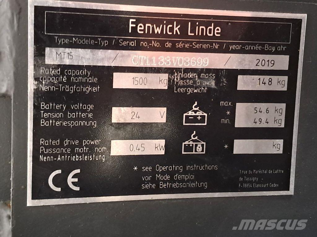 Linde MT15 Χειροκίνητο περονοφόρο ανυψωτικό
