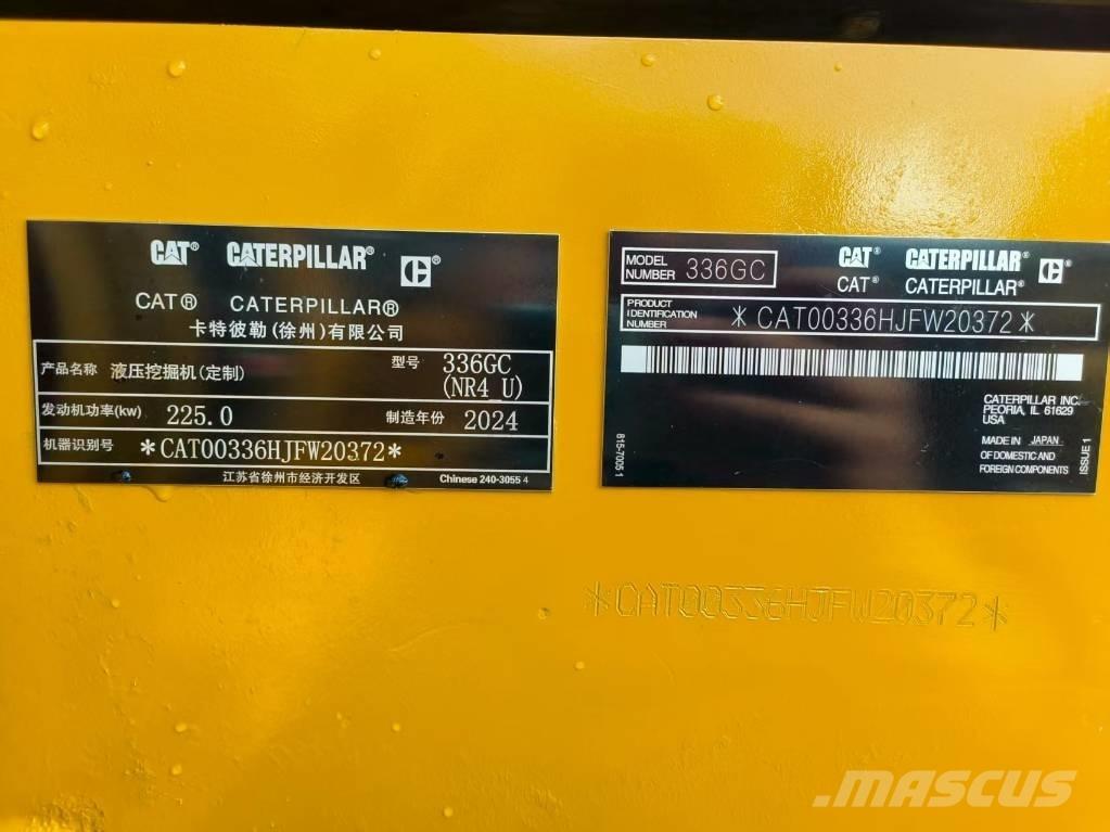 CAT 336GC Εκσκαφείς με ερπύστριες