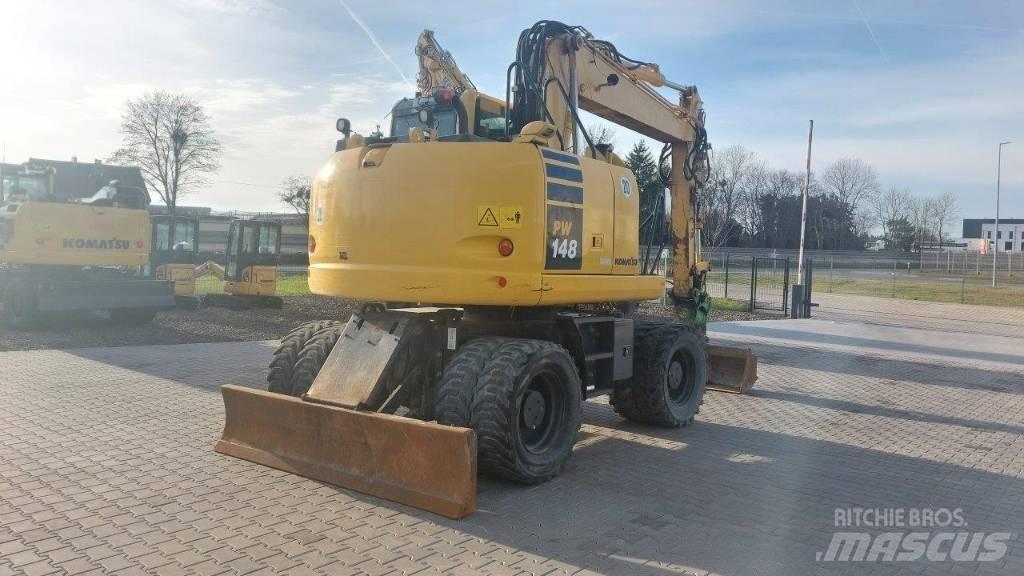 Komatsu PW 148-10 Εκσκαφείς με τροχούς - λάστιχα