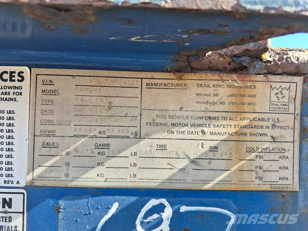 Trail King TK80HT Λοιπές ρυμούλκες