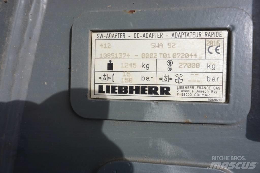 Liebherr SW 92 Ταχυσύνδεσμοι