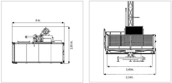 Camac ECP-1500 Ανυψωτήρες με κατακόρυφους πυλώνες
