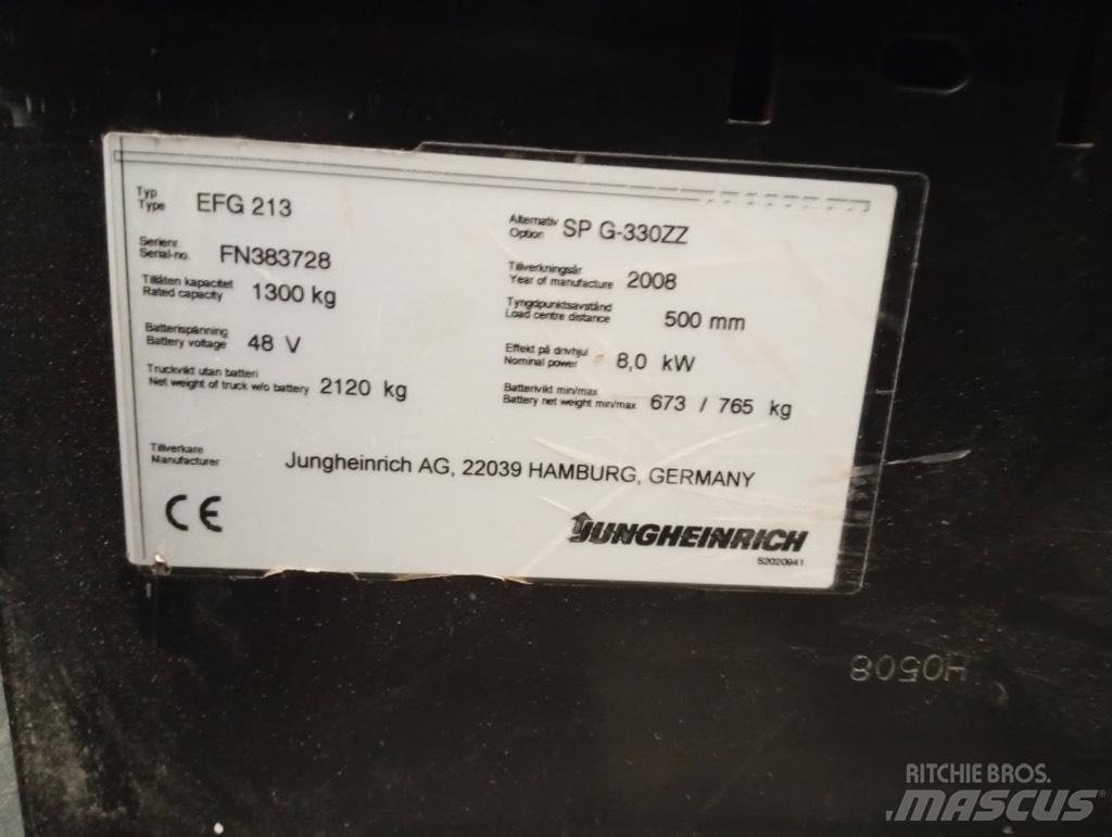 Jungheinrich EFG213 Ηλεκτρικά περονοφόρα ανυψωτικά κλαρκ