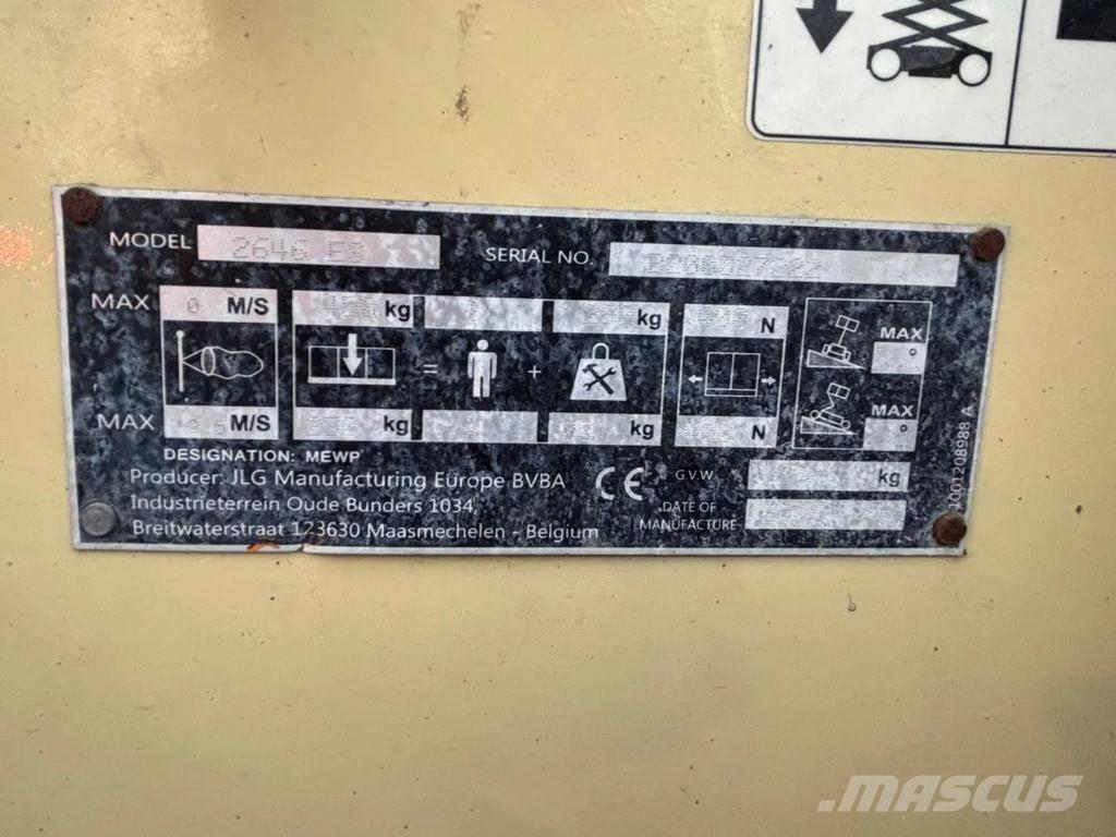 JLG 2646 ES Ανυψωτήρες με αρθρωτό βραχίονα