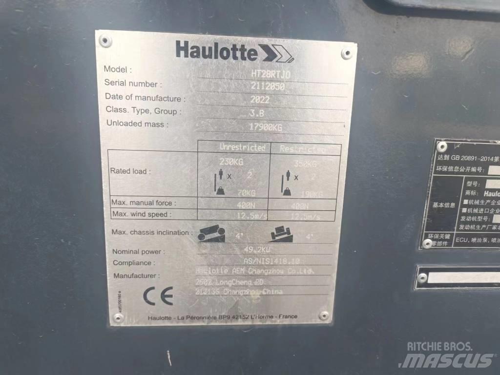 Haulotte HT28RTJO Ανυψωτήρες με τηλεσκοπικό βραχίονα