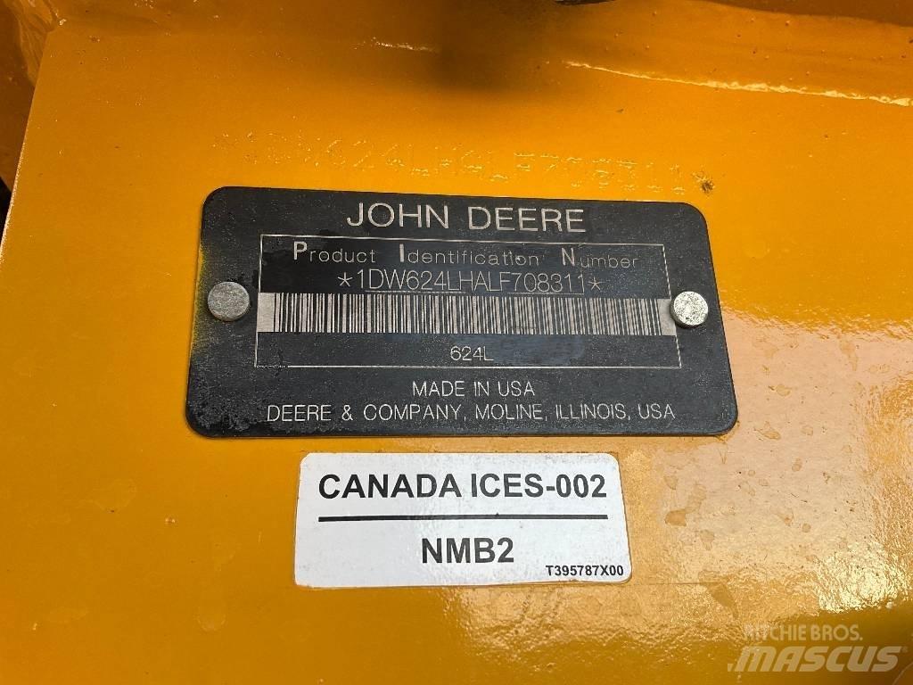 John Deere 624L Φορτωτές με λάστιχα (Τροχοφόροι)
