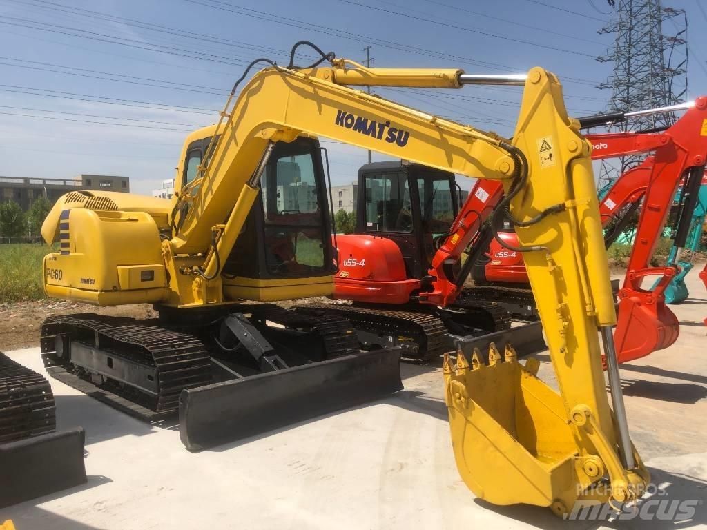Komatsu PC 60 Εκσκαφείς με ερπύστριες