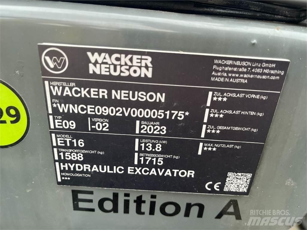 Wacker ET 16 Εκσκαφάκι (διαβολάκι) < 7t