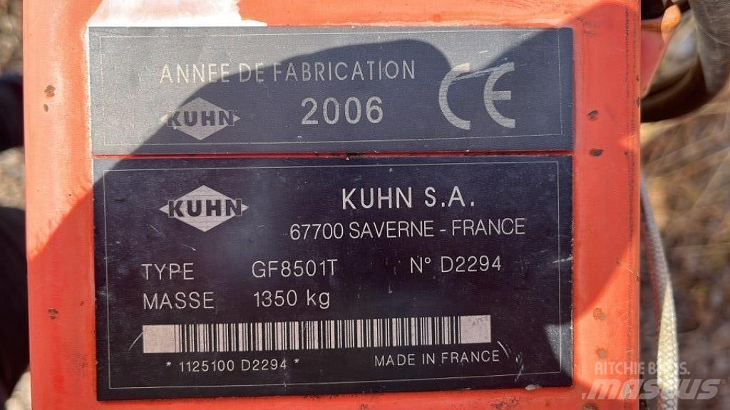 Kuhn GF 8501 T Τσουγκράνες και χορτοξηραντικές μηχανές