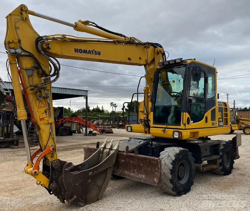 Komatsu PW148-8 Εκσκαφείς με τροχούς - λάστιχα