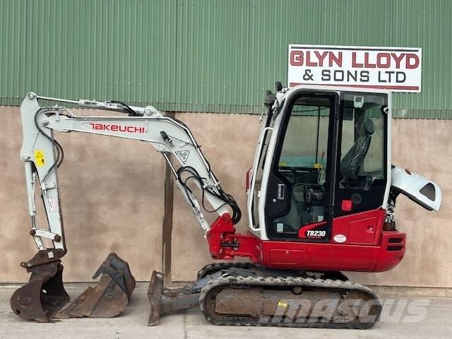 Takeuchi TB 230 Εκσκαφάκι (διαβολάκι) < 7t