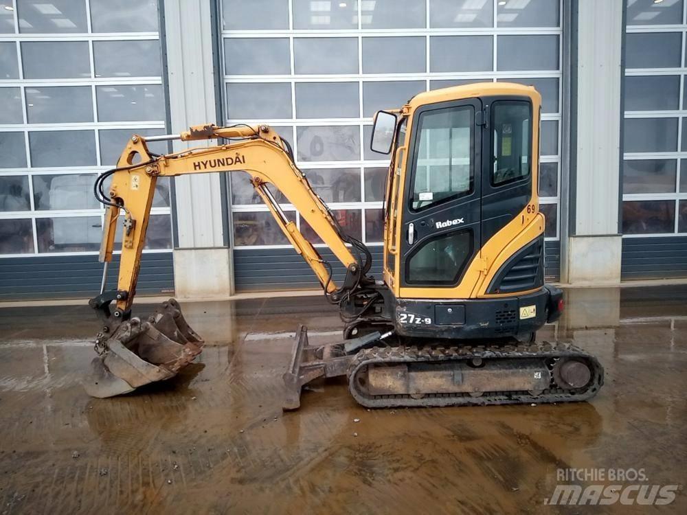 Hyundai Robex 27Z-9 Εκσκαφάκι (διαβολάκι) < 7t