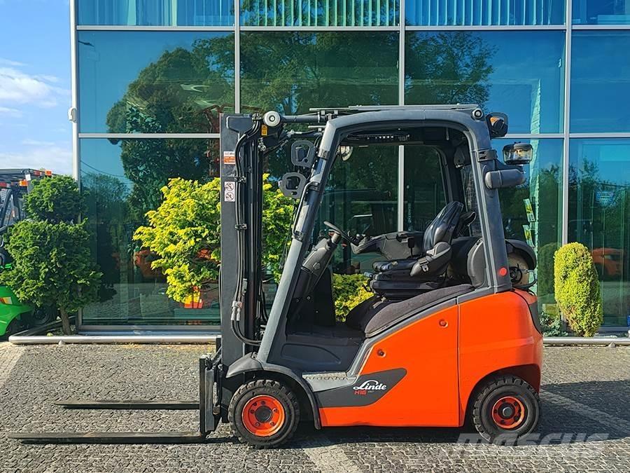 Linde H16T-01 Περονοφόρα ανυψωτικά κλαρκ με φυσικό αέριο LPG