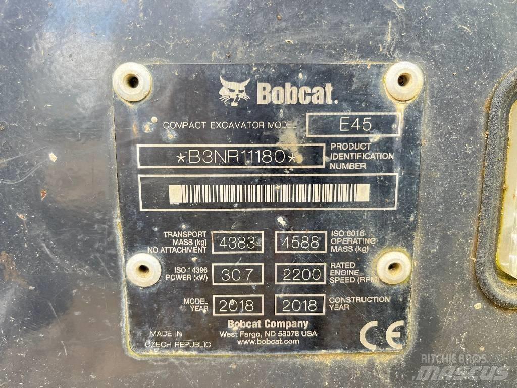 Bobcat E 45 Εκσκαφάκι (διαβολάκι) < 7t
