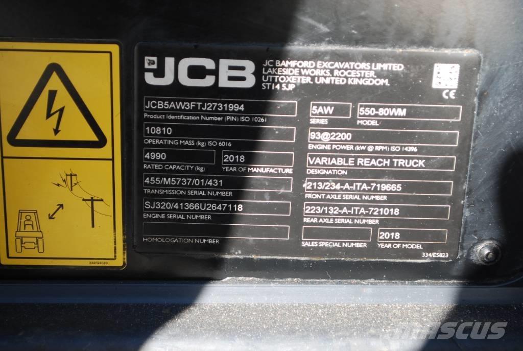 JCB 550-80 Τηλεσκοπικοί ανυψωτές