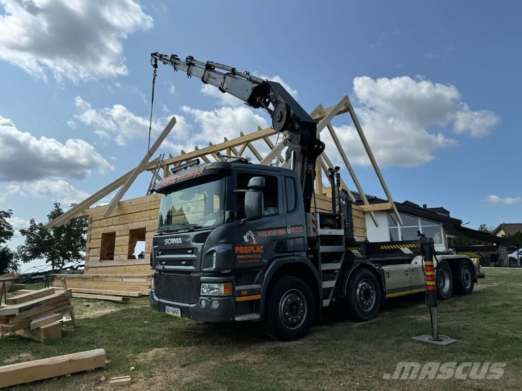 Scania P 460 Φορτηγά με γερανό & γάτζο