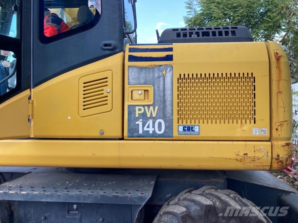 Komatsu PW 140-7 Εκσκαφείς με τροχούς - λάστιχα