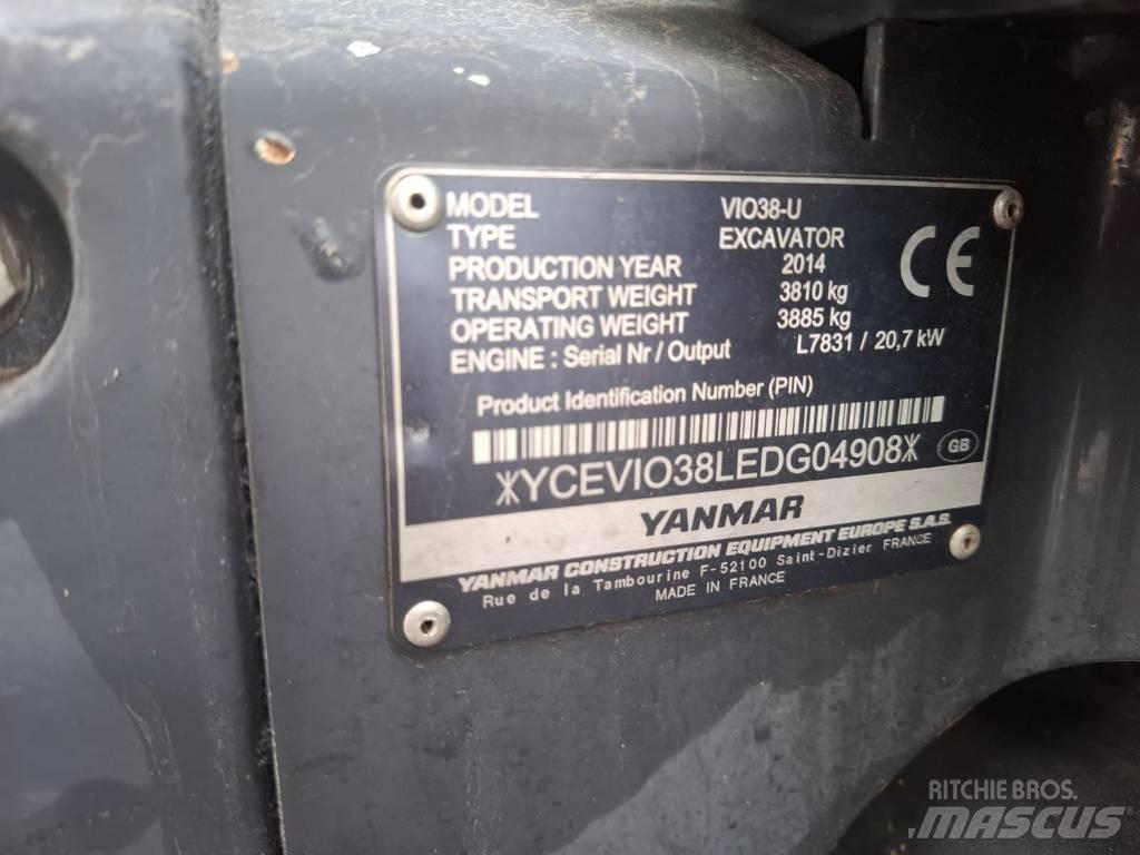 Yanmar Vio 38-U Εκσκαφάκι (διαβολάκι) < 7t