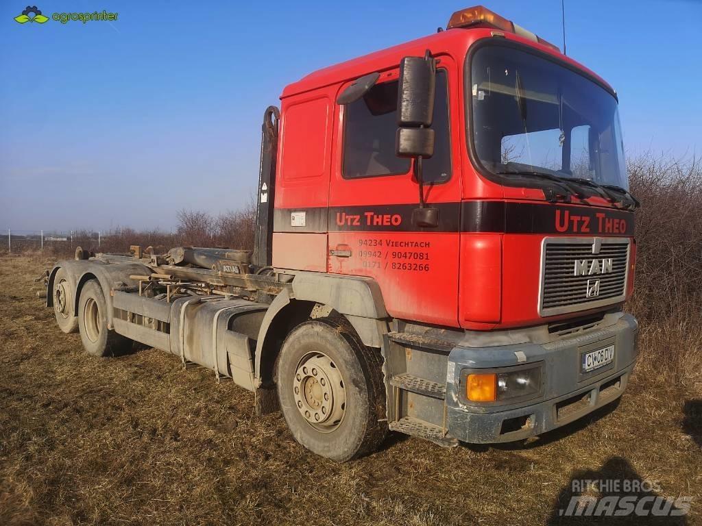 MAN F2001 Φορτηγά ανατροπή με γάντζο