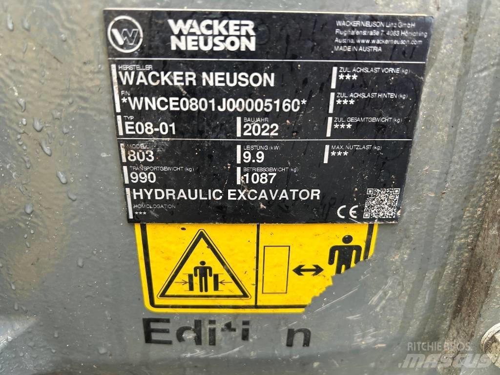 Wacker Neuson 803 Εκσκαφείς με ερπύστριες