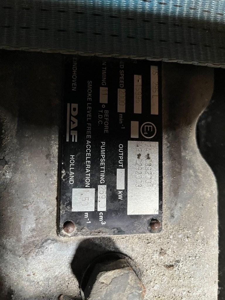 DAF WS295L Κινητήρες